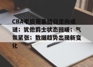 包含CBA季后赛集结日走向成谜；犹他爵士状态回暖；气氛紧张；数据趋势出现新变化的词条-华体会中国
